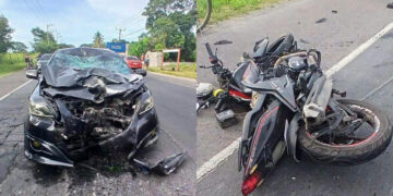 Motociclista muere tras fuerte choque sobre la Troncal del Norte