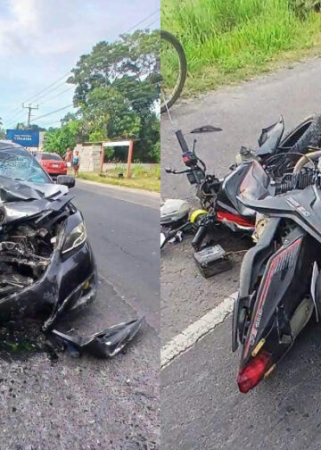 Motociclista muere tras fuerte choque sobre la Troncal del Norte