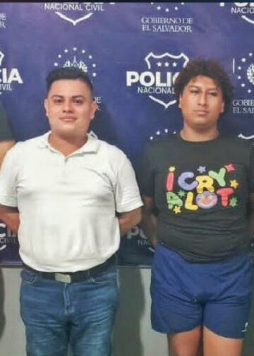 Capturan a sujetos que se fueron a los puños en alrededores de una discoteca en Sonsonate