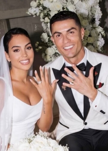 Cristiano Ronaldo y Georgina Rodríguez se casan en una ceremonia íntima en Portugal