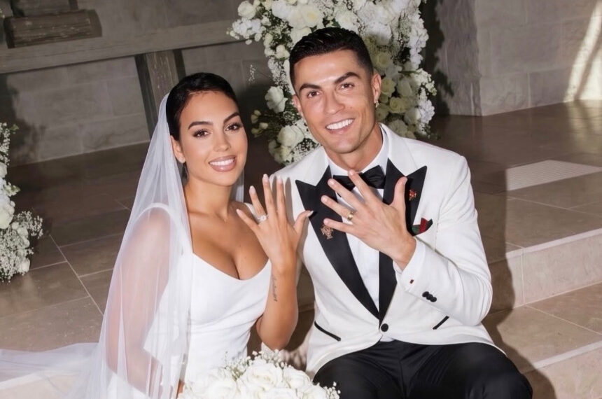 Cristiano Ronaldo y Georgina Rodríguez se casan en una ceremonia íntima en Portugal