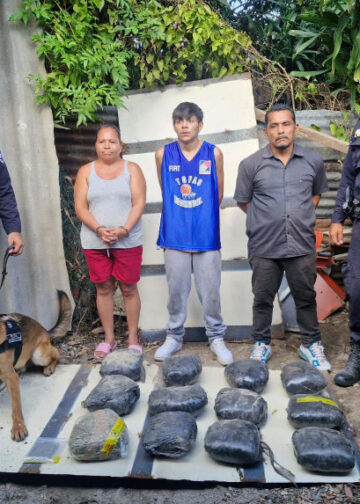 Tres personas son detenidas por tráfico ilícito tras allanamiento en San Salvador