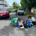 Pareja de motociclistas resulta lesionada en accidente de tránsito en Soyapango