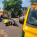 Tres motociclistas lesionados en diversos accidente en La Paz