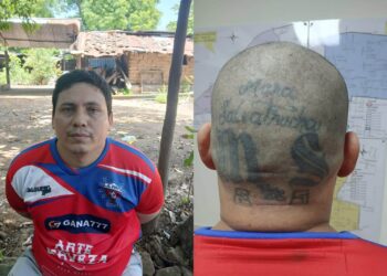 Capturan a pandillero que se dejaba crecer el cabello para ocultar sus tatuajes