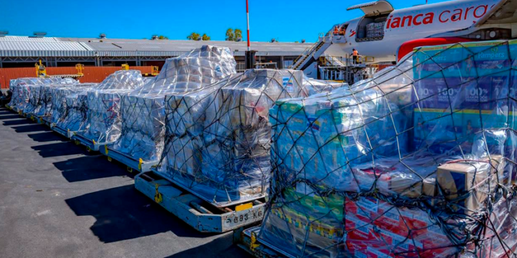 Avanzan preparativos del segundo avión con ayuda humanitaria para Colombia
