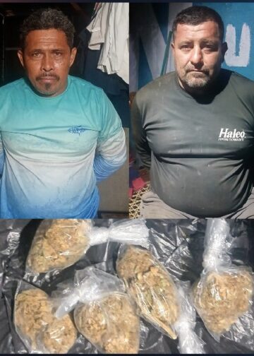 Dos capturados con marihuana y dinero durante registros policiales en Citalá