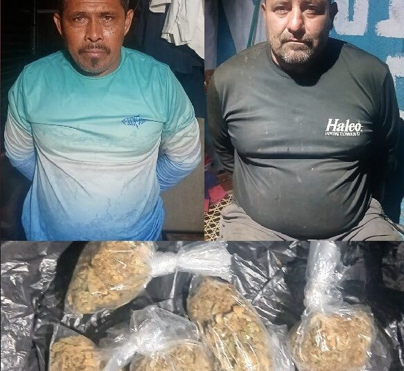 Dos capturados con marihuana y dinero durante registros policiales en Citalá