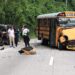 Accidente entre bus de ruta 40 y camión deja personas lesionadas en Ayagualo