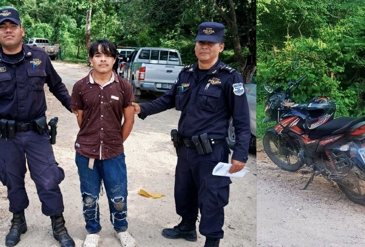 Capturan a sujeto que hurtó una motocicleta en Chalatenango