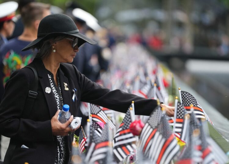 Rinden homenaje a las víctimas del 11 de septiembre, a 25 años de la tragedia