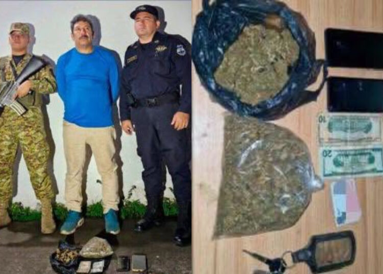 Capturan a hombre que transportaba marihuana en Ciudad Arce