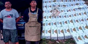 Capturan a contrabandistas cuando trataban de entrar por punto ciego cigarros ilegales