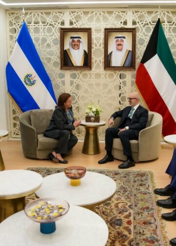 Alexandra Hill y canciller de Kuwait analizan nuevas oportunidades de inversión e innovación