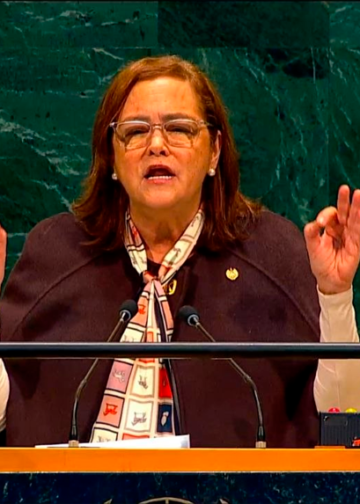 Alexandra Hill llama ante la ONU a recuperar la confianza en el multilateralismo