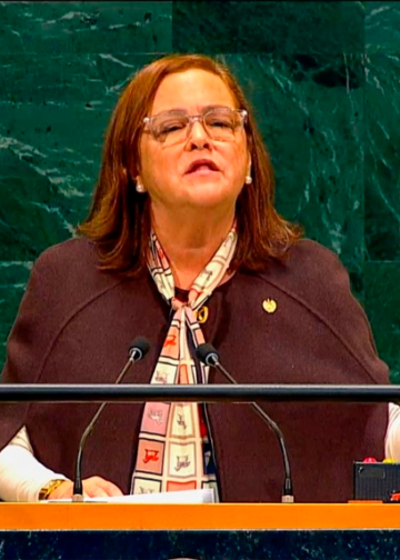 Alexandra Hill llama ante la ONU a recuperar la confianza en el multilateralismo