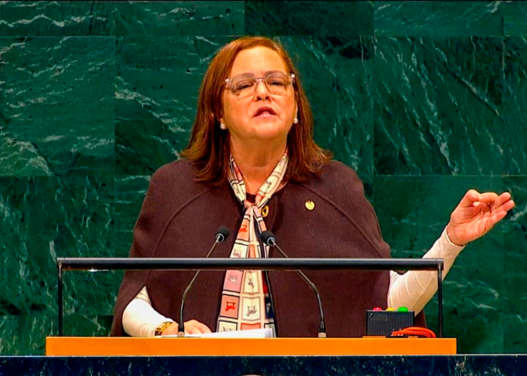 Alexandra Hill llama ante la ONU a recuperar la confianza en el multilateralismo