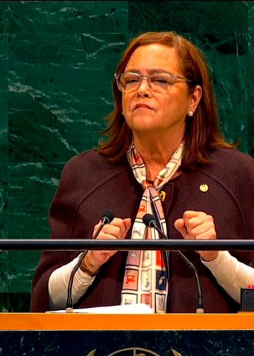 Alexandra Hill llama ante la ONU a recuperar la confianza en el multilateralismo