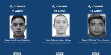 Hasta 114 años de prisión para pandilleros de la 18 por diversos delitos