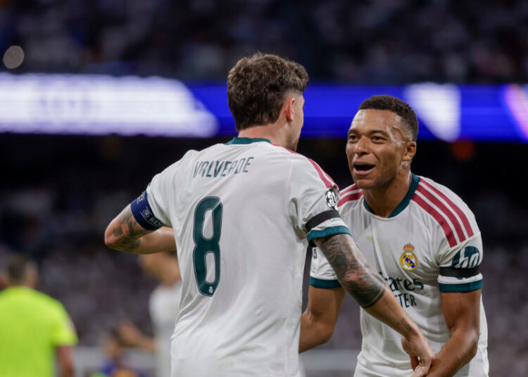 Mbappé y Valverde lideran el triunfo del Real Madrid ante el Inter