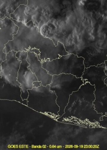 Tormentas se desplazarán hacia San Salvador, La Libertad y otras zonas durante la noche