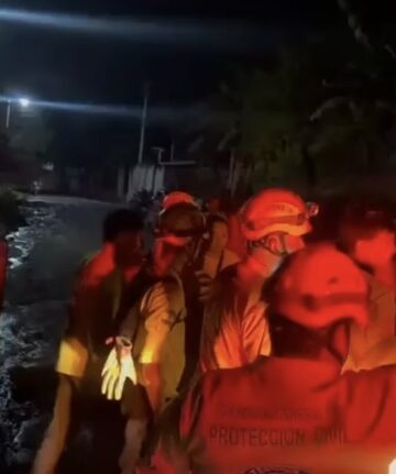 Reportan persona desaparecida tras se arrastrada por una corriente en Santo Domingo Guzmán