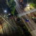 Instalan estructura principal de nueva pasarela sobre la autopista a Comalapa