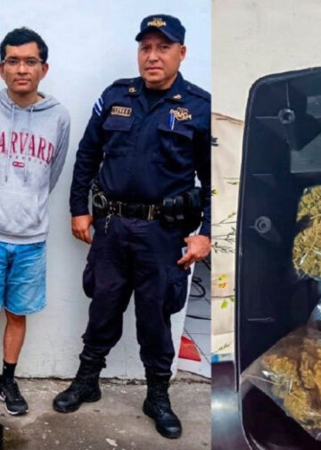 Capturan a hombre que ocultaba droga en una bocina de vehículo