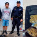 Capturan a hombre que ocultaba droga en una bocina de vehículo