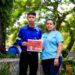José Daniel Mármol madruga desde Chinameca para cumplir su sueño de terminar su carrera