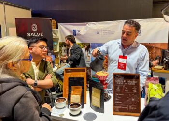 El Salvador presenta su café prémium en feria especializada de Buenos Aires, Argentina