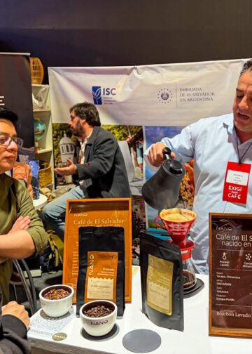 El Salvador presenta su café prémium en feria especializada de Buenos Aires, Argentina