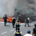 Policías antimotines enfrentan manifestantes en Guatemala para retirar bloqueos