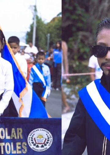 Carretera renovada en Los Toles permite a niños participar en desfile de primera infancia
