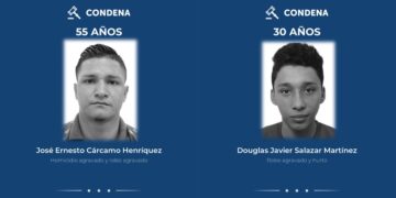 Hasta 45 años de cárcel para sujetos que asaltaron y asesinaron a una pareja en Apopa