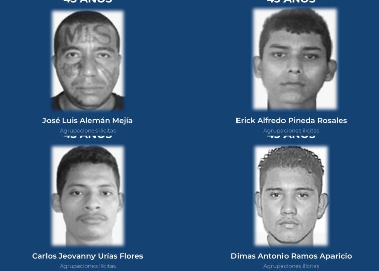 Hasta 45 años de prisión para pandilleros de la MS por sus delitos