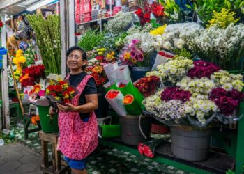 Comerciantes de San Salvador listos para atender clientes el Día de los Difuntos