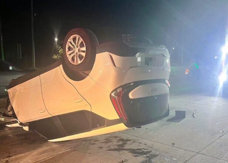Tres personas resultan lesionadas en accidentes registrados entre la noche del miércoles y este jueves