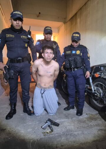 Capturan a pandillero de MS que planificaba ataque armado en Guatemala
