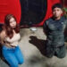 Persecución policial termina con dos capturados y una camioneta volcada