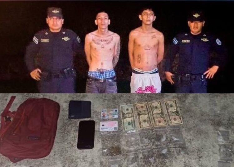 Dos jóvenes son detenidos por tráfico de drogas y agrupaciones ilícitas