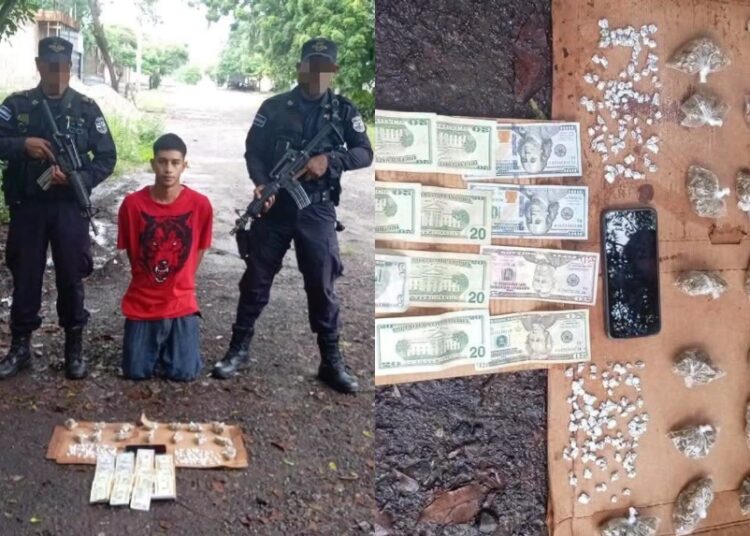 Capturan a hombre con 200 piedras de crack y 15 porciones de marihuana en Santa Ana