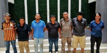 Capturan a siete personas tras protagonizar riña callejera en Zacatecoluca