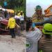 Fuerte accidente múltiple deja varios lesionados en el sector de Los Chorros