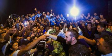 Habitantes de La Hachadura reciben con entusiasmo al Presidente Bukele en inauguración de puente