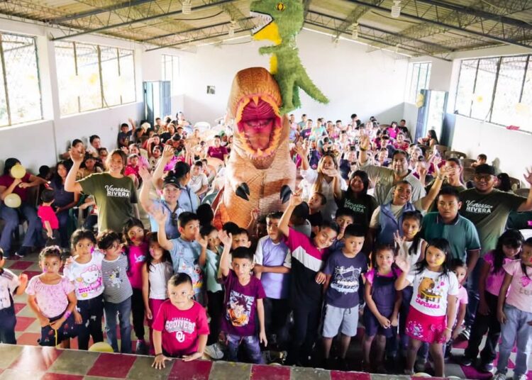La “Dino Aventura” llega hasta Santiago Nonualco