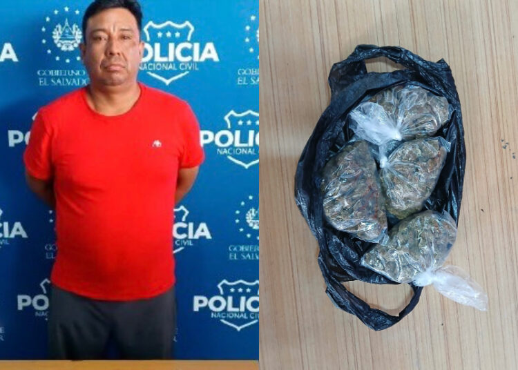 Arrestan a hombre de 44 años por posesión de marihuana en Ciudad Delgado