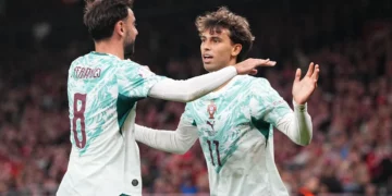 Portugal responde sin Cristiano con una contundente victoria ante Dinamarca
