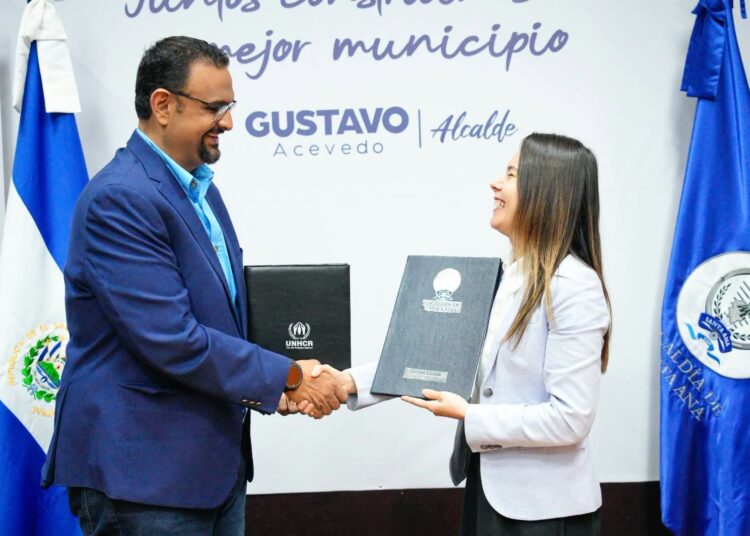 Alcaldía de Santa Ana Centro y ACNUR firman Carta de Entendimiento