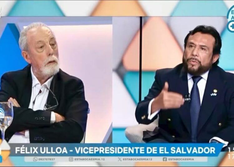 Vicepresidente Ulloa responde a críticas sobre El Salvador: “La mentira tiene piernas cortas y la verdad siempre la alcanza”